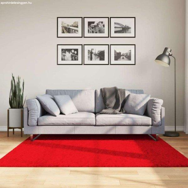 vidaXL OVIEDO piros rövid szálú szőnyeg 160 x 160 cm