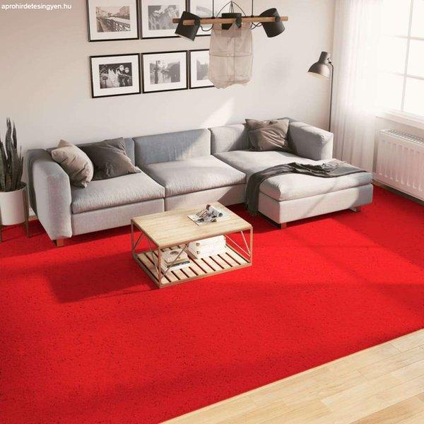 vidaXL OVIEDO piros rövid szálú szőnyeg 300 x 400 cm