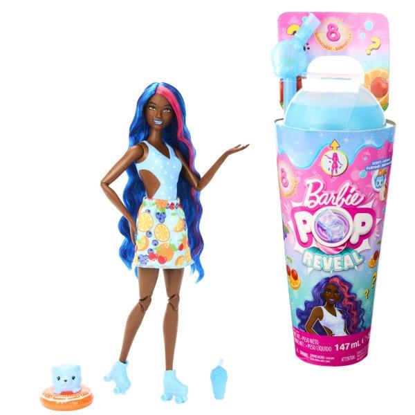 Mattel Barbie: Slime Reveal meglepetés baba - Kék hajú baba gyümölcsös
szoknyában