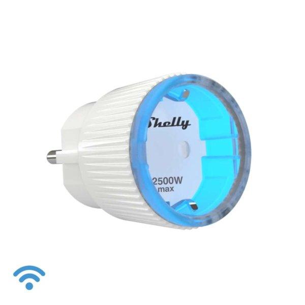 Shelly Plug S WiFi-s okoskonnektor, fogyasztásmérő