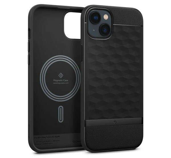 Caseology Parallax Mag iPhone 14 Plus Matte Black MagSafe tok, fekete