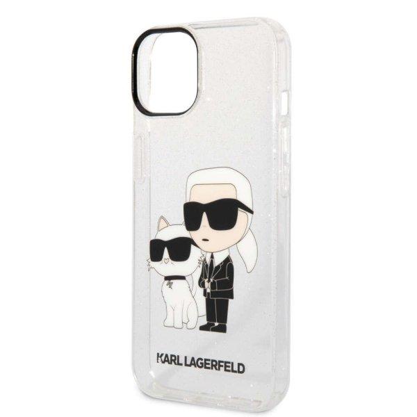 Karl Lagerfeld IML Glitter Karl and Choupette NFT Apple iPhone 14 Plus (6.7)
hátlapvédő tok átlátszó (KLHCP14MHNKCTGT)