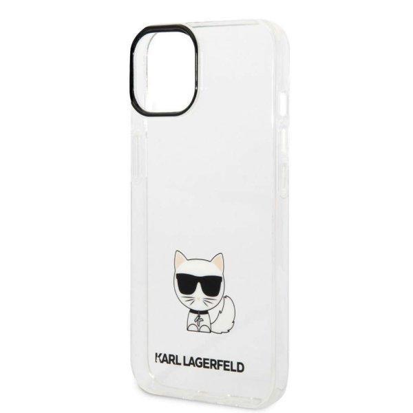 Karl Lagerfeld Choupette Logo Apple iPhone 14 Pro (6.1) hátlapvédő tok
átlátszó (KLHCP14LCTTR)
