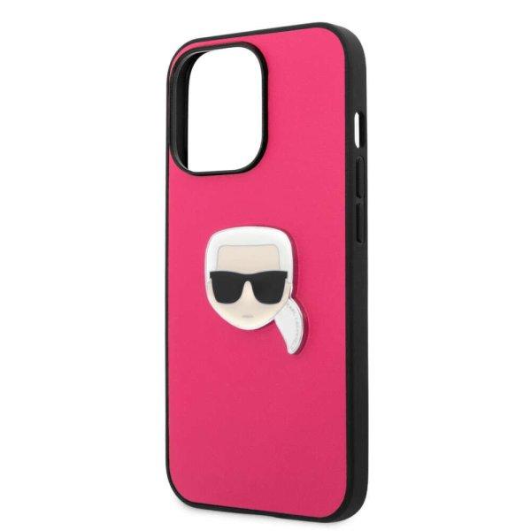 Karl Lagerfeld Apple iPhone 13 Pro (6.1) PU Leather hátlapvédő tok pink
(KLHCP13LPKMP)
