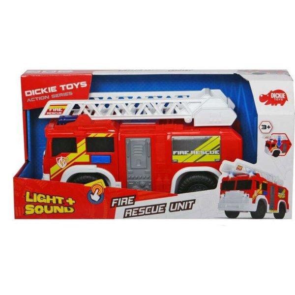 Dickie Toys Tűzoltóautó fénnyel és hanggal 30cm #piros