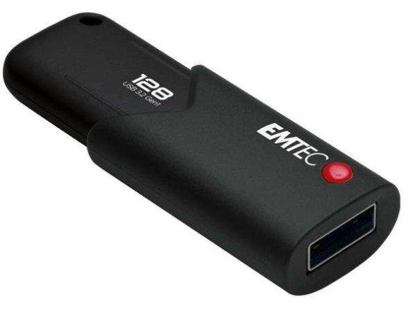 EMTEC Pendrive, 128GB, USB 3.2, titkosított, EMTEC 