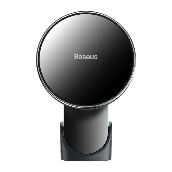 Baseus WXJN-01 Big Energy MagSafe autós telefontartó vezeték nélküli Qi
töltő 15W #fekete