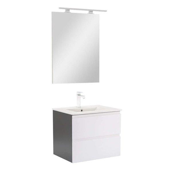 Vario Pull 60 komplett fürdőszoba bútor antracit-fehér