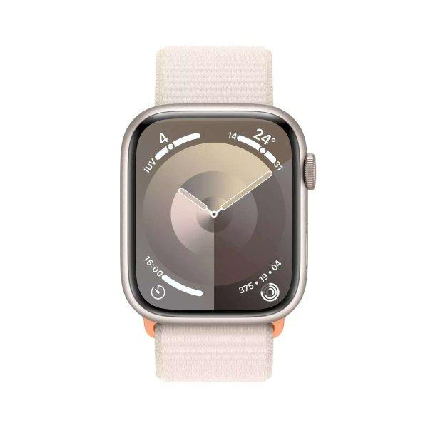 Apple Watch Series 9 LTE (45mm) Okosóra - Csillagfény Aluminium Tok
Csillagfény Sportszíjjal