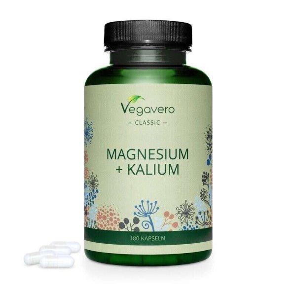 Vegavero magnézium + kálium (kalium) 180 kapszula