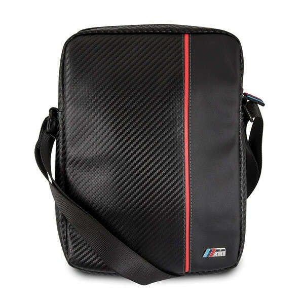 BMW Bag BMTB8CAPRBK Tablet 8 inch fekete Carbon/Red Stripe laptoptáska