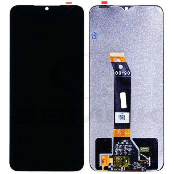 LCD kijelző érintőpanellel (előlapi keret nélkül) Xiaomi Poco M4 5G fekete
