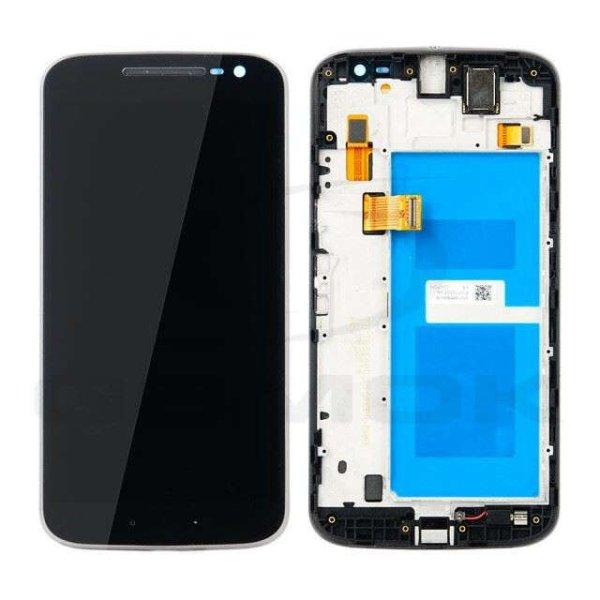 LCD kijelző érintőpanellel és előlapi kerettel Motorola Moto G4 fekete
[01018859001W] (gyári)