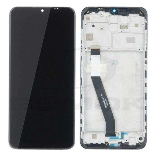 LCD kijelző érintőpanellel és előlapi kerettel Xiaomi Redmi 9 fekete