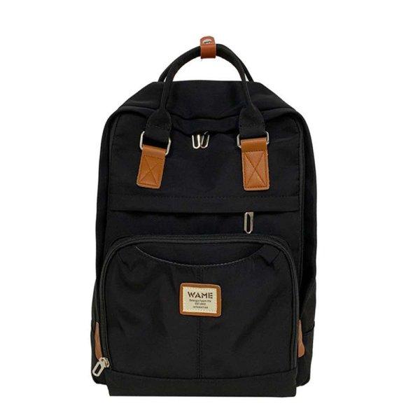 Dollcini, elegáns hátizsák, divatos hátizsák, napi/utazási/diáktáska,
427121, Fekete