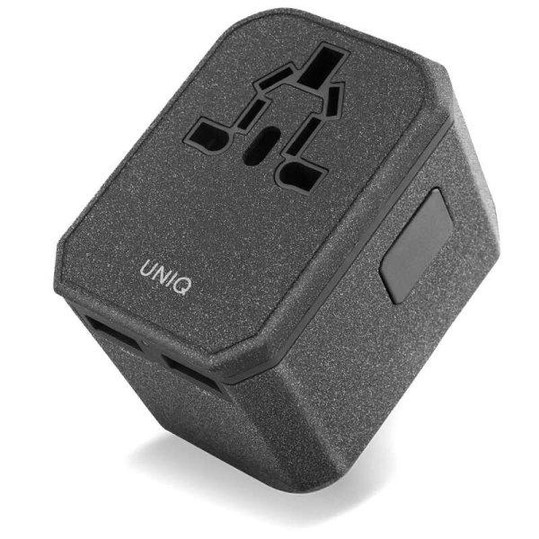 Uniq Voyage USB / Type-C UK/US/AU/EU Utazó adapter (18W)