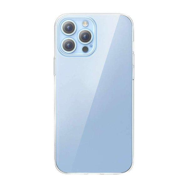 Baseus Crystal Clear Telefon tok iPhone 13 Pro Max-hoz, Áttetsző + Edzett
üveg kijelzővédő fólia + Tisztítókészlet (ARSJ000802)