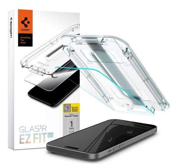 Spigen Glas.tR EZ Fit HD iPhone 15, Tempered kijelzővédő fólia