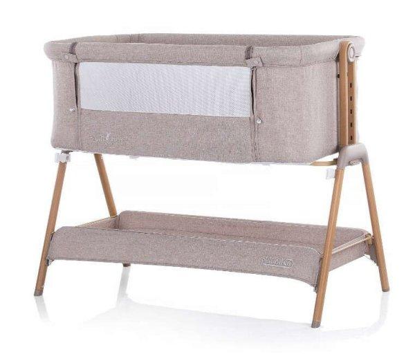 Chipolino Sweet Dreams szülői ágyhoz csatlakoztatható kiságy - mocca/wood
2021