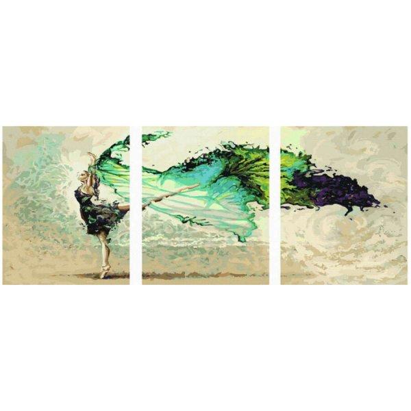 Balerina - Számfestő készlet, többrészes, kerettel (50x120 cm)
