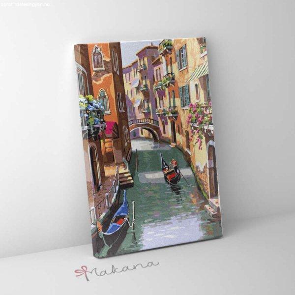 Velence mesés utcái - Számfestő készlet, kerettel (40x50 cm)