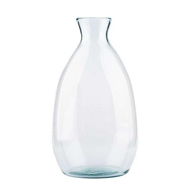 Üveg váza, dekorációs kiegészítő, 8,5 literes
