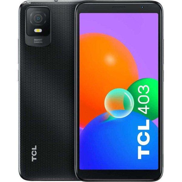Alcatel TCL403 2/32GB érintős mobiltelefon, kártyafüggetlen, fekete
(Android)