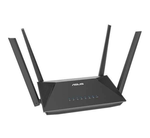 ASUS AX1800 router (HOTSPOT, 1000 Mbps, 4 antenna, Dualband, 256MB) FEKETE