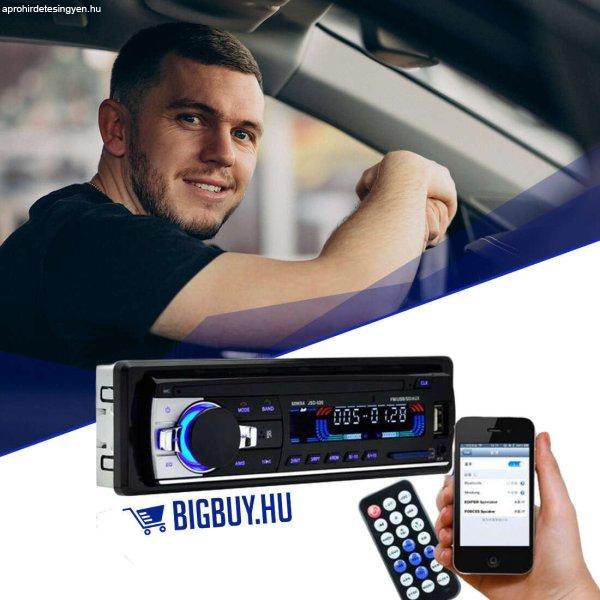 Bluetooth autórádió távirányítóval, MP3 lejátszás, USB/SD porttal (BBL)