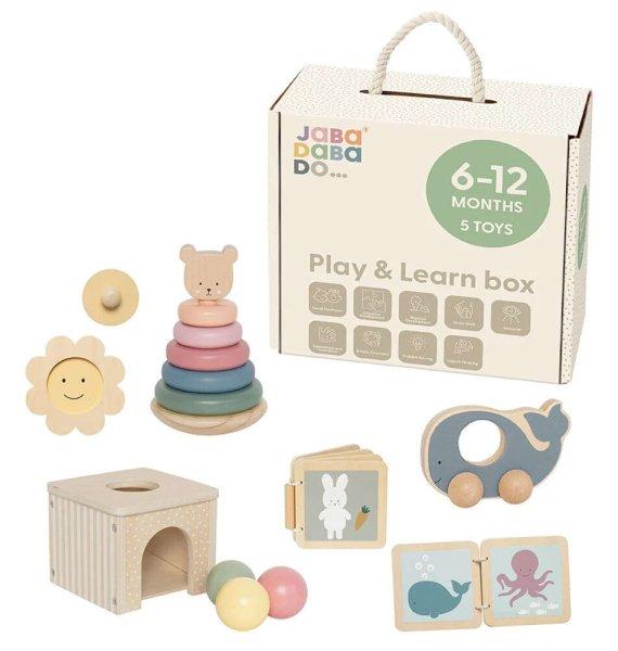Montessori fejlesztő játékcsomag 6-12 hónapos babáknak Jabadabado