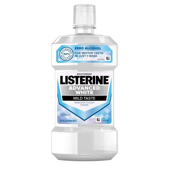 Listerine Fehérítő hatású szájvíz Advanced
White Mild Taste 500 ml