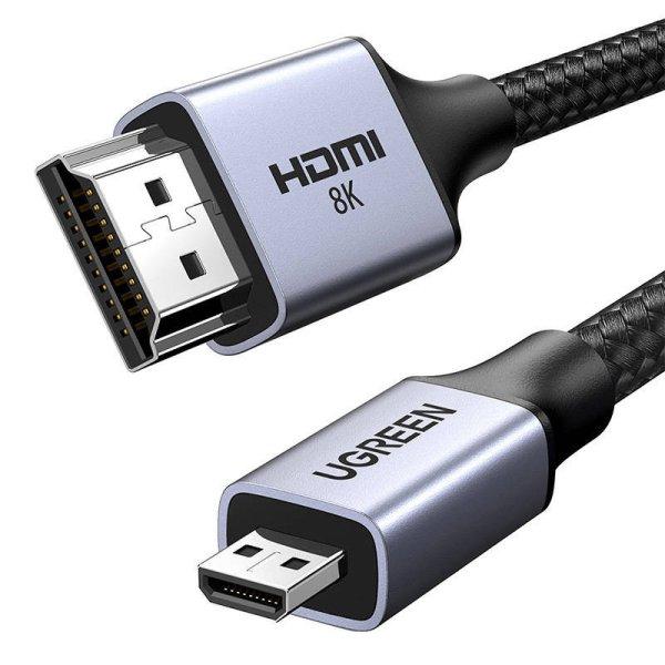 Micro HDMI - HDMI 8K kábel UGREEN HD164 2m