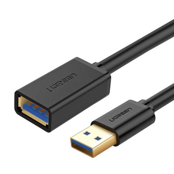 UGREEN 10368B USB 3.0 kábel, dugasz, 1 m (fekete)