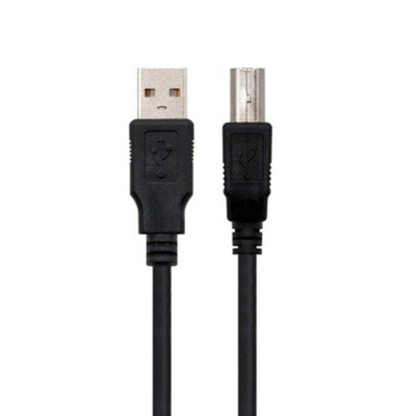 USB 2.0-kábel Ewent EC1003 Fekete 5 m