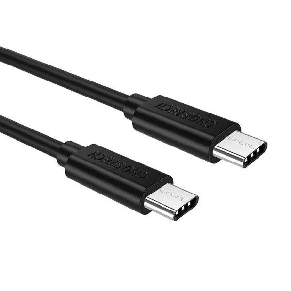 USB-C to USB-C kábel Choetech, 1m (black)