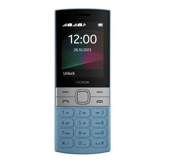 Nokia 150 (2023) Mobiltelefon, Kártyafüggetlen, Dual Sim, kék
