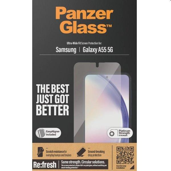PanzerGlass Re:fresh UWF védőüveg aplikátorral Samsung Galaxy A55 5G
számára, fekete
