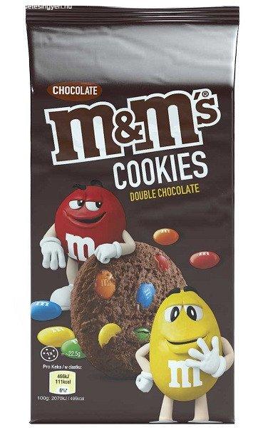 M&M Double Chocolate Cookies Keksz 180G