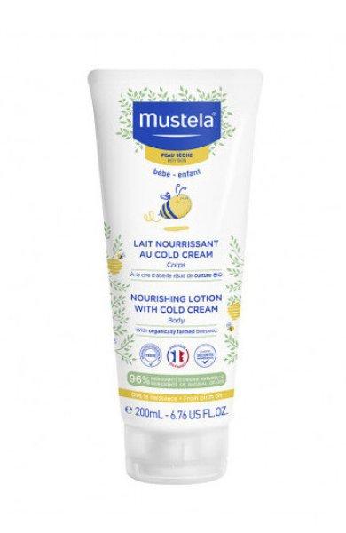 Mustela Gyermek tápláló testápoló száraz
bőrre (Nourishing Lotion with Cold Cream) 200 ml