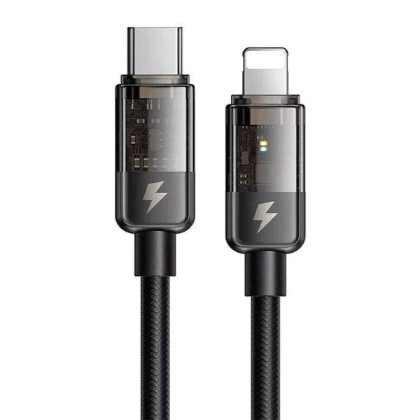 Mcdodo CA-3161 USB-C-Lightning kábel, 1,8 m (fekete)