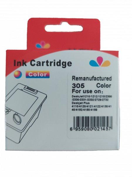 Utángyártott HP 3YM63AE Tintapatron Color No.305XL WHITE BOX