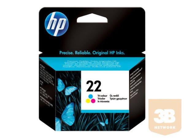 HP 22 tri-colour nyomtatófej 5ml DeskJet3940/3920,PSC1410