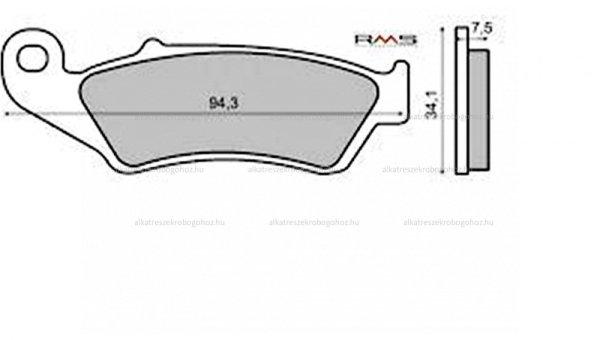 Fékbetét GAS GAS / HONDA HM RMS 0920