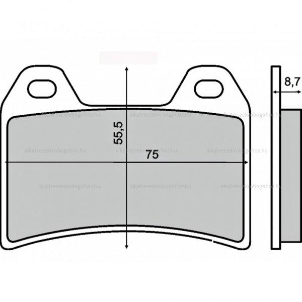 Fékbetét első Ducati Monster 1000cc 2003/RMS 1100
