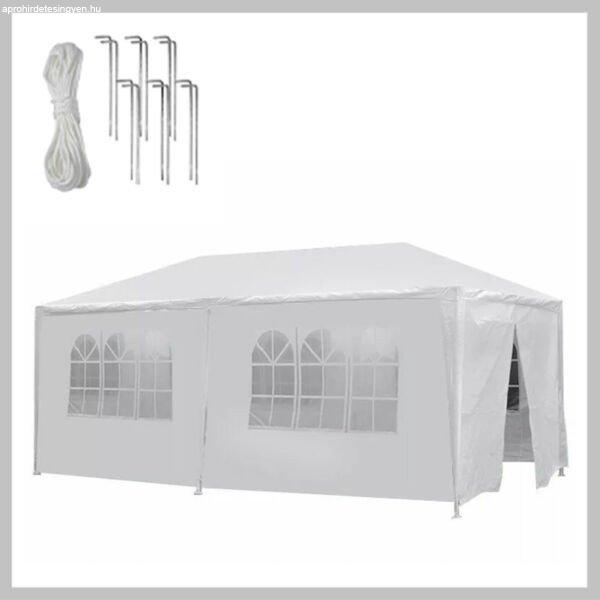 Party sátor fehér színben - 3x6 méteres HOP1001024-1