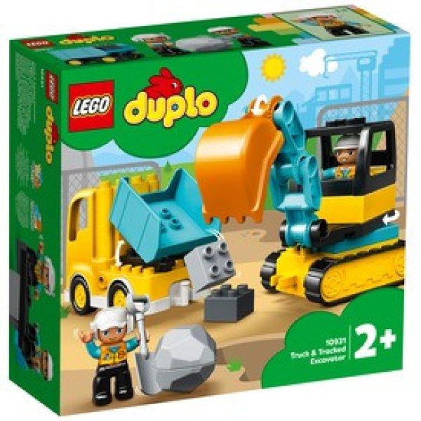 LEGO® DUPLO TOWN Teherautó és lánctalpas exkavátor 10931