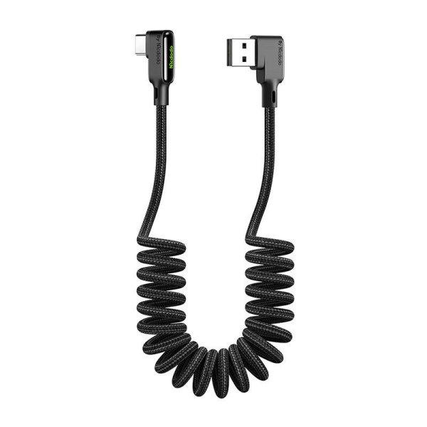 USB to USB-C kábel Mcdodo CA-7310, angled, 1.8m (black)