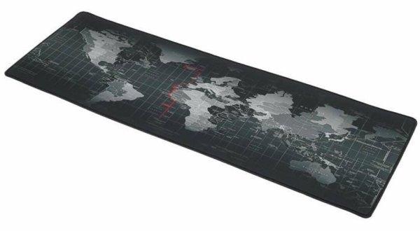 Egérpad XL, 88x30 cm, világtérkép