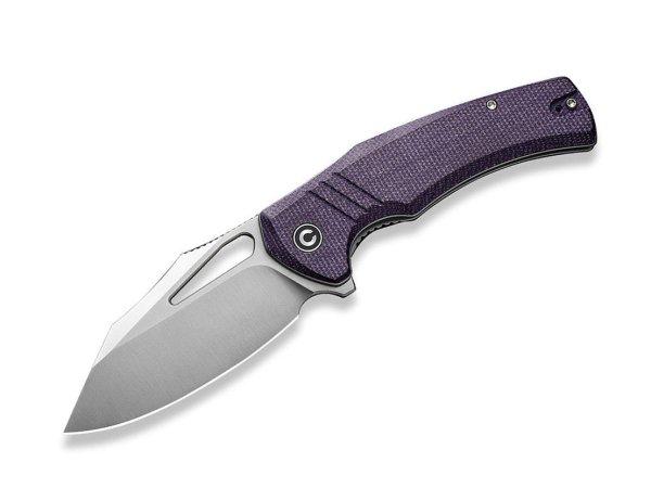Civivi BullTusk C23017-3 Purple Micarta kés