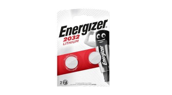 Energizer CR2032 lithium gombelem 3V bl/2